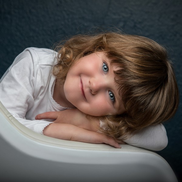 blaue Augen Portrait