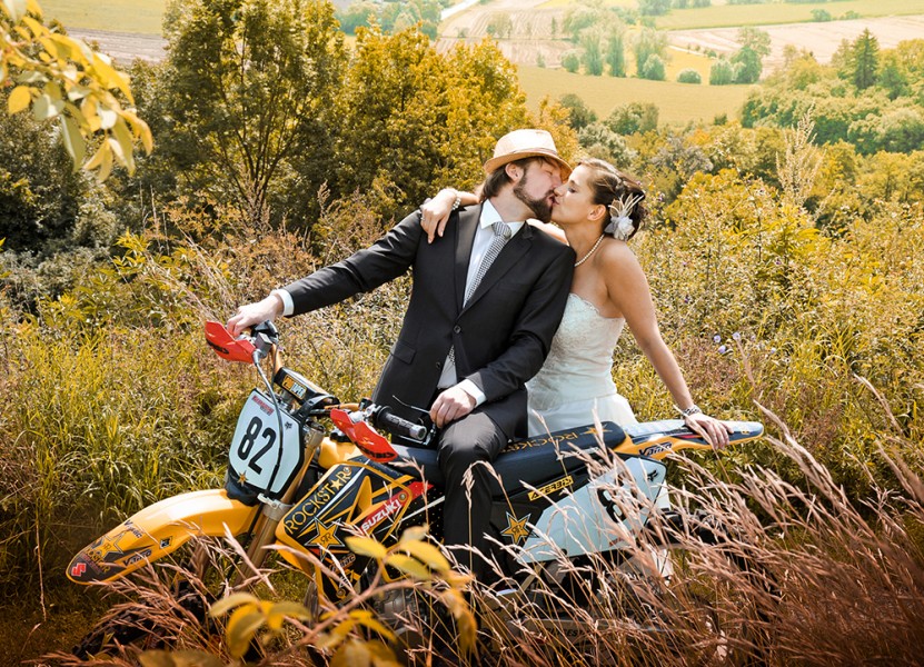 Motocross Hochzeit